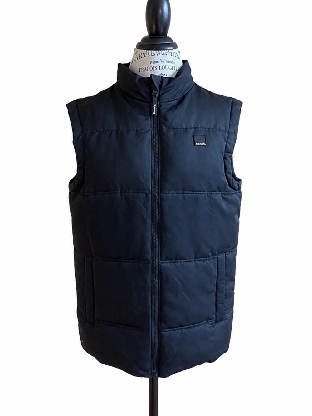 Bench Men’s Black Quilted Puffer Vest Size Small